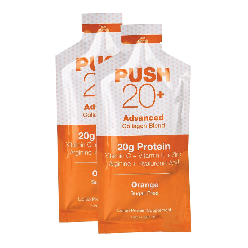 Global Health Products Oral Supplement PUSH 20+ Orange Flavor Liquid 1.25 oz. Individual Packet (60/CS)