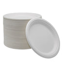 Plate Medd Max Molded Fiber White Single Use (Case of 500)