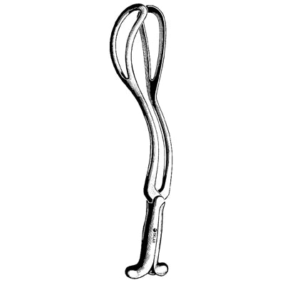 Sklar Piper Obstetrical Forceps - 92-2717 