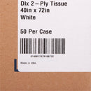 McKesson Nonsterile Physical Exam Drape, 40 x 72 Inch (Case of 50)