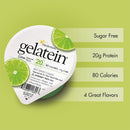 Oral Supplement Gelatein Lime Flavor Gel 4 oz. Cup (36/CS) 