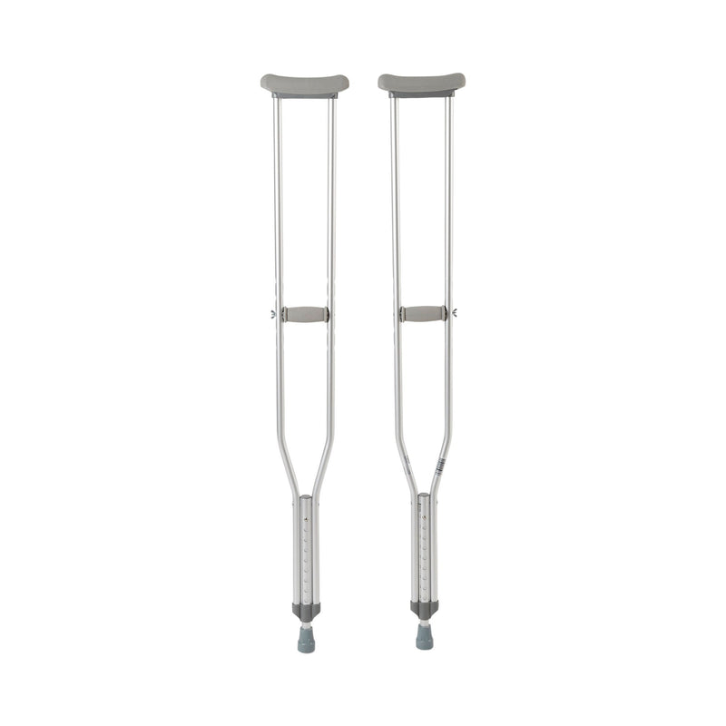 McKesson Underarm Crutches for Adults 5'10" – 6'6" (Case of 8 Pairs)