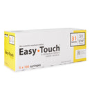 EasyTouch 0.5 mL Insulin Syringe with Needle, 31 Gauge, 5/16 Inch Needle Length (Case of 500)
