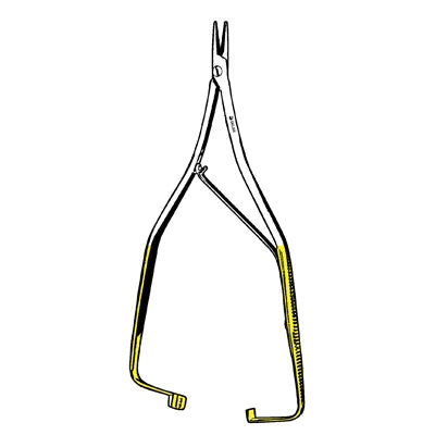 Sklar TC Boynton Needle Holder - 5", Serrated, Delicate - 21-8041