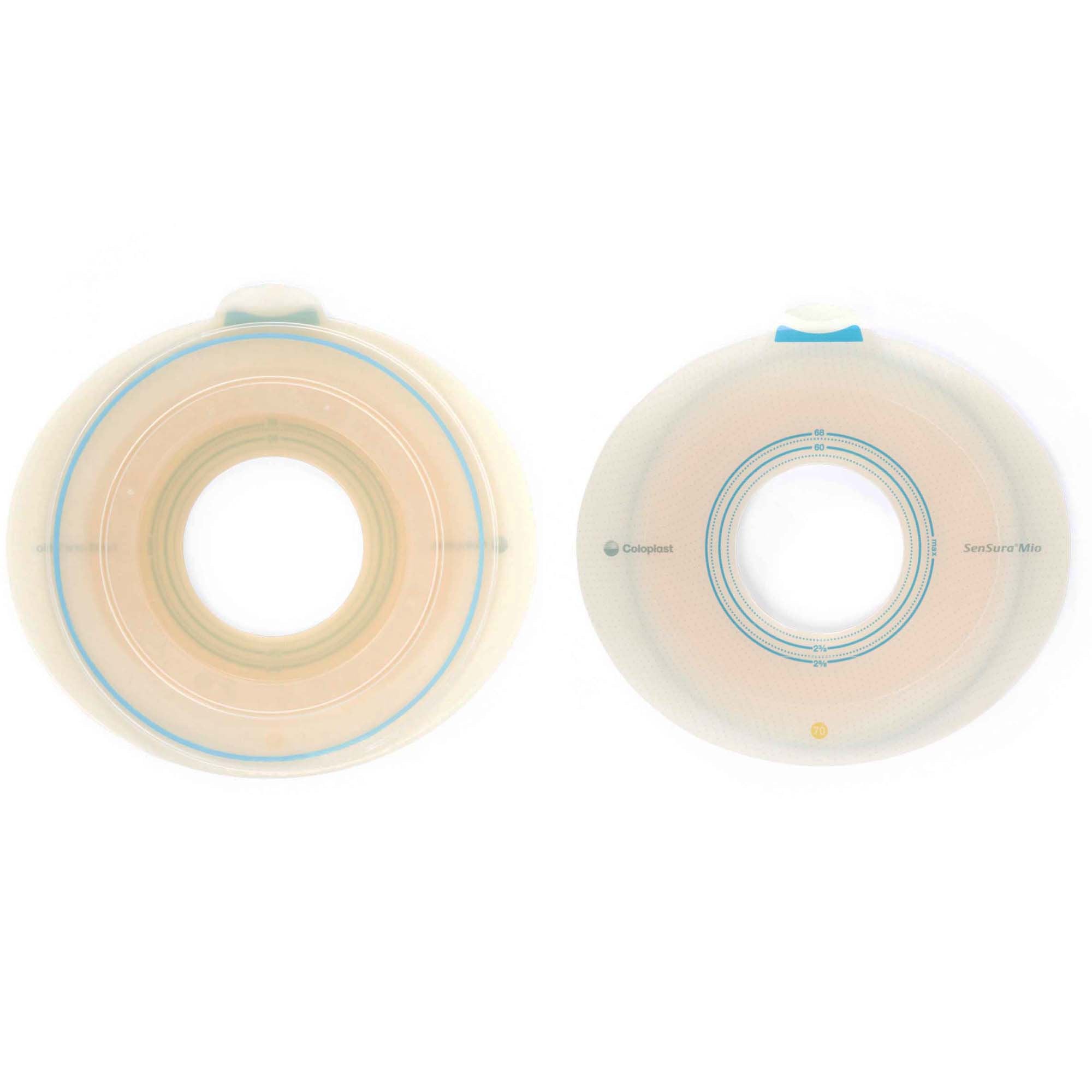 Coloplast SenSura Mio Flex Ostomy Barrier, 50 mm Stoma Opening, Yellow Color Match (5/BX) 