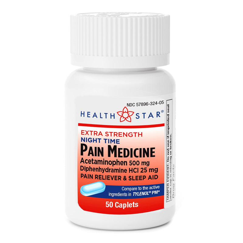 Geri-Care Health Star Nighttime Pain Reliever and Sleep Aid (12/CS) 