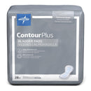 Bladder Control Pad Contour Plus Ultimate 8 X 17 Inch Heavy Absorbency Super Absorbent Core One Size Fits Most (168/CS)
