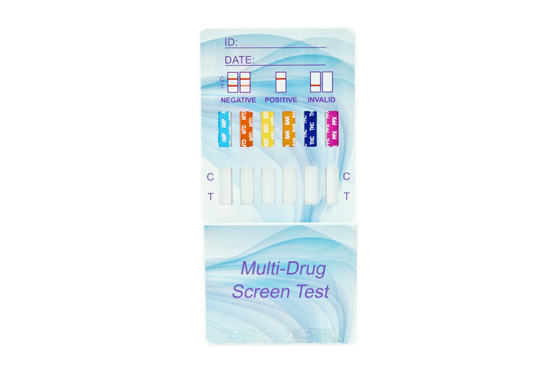 Drugs of Abuse Test Kit AMP, BZO, COC, OPI2000, THC 25 Tests CLIA Waived (Box)