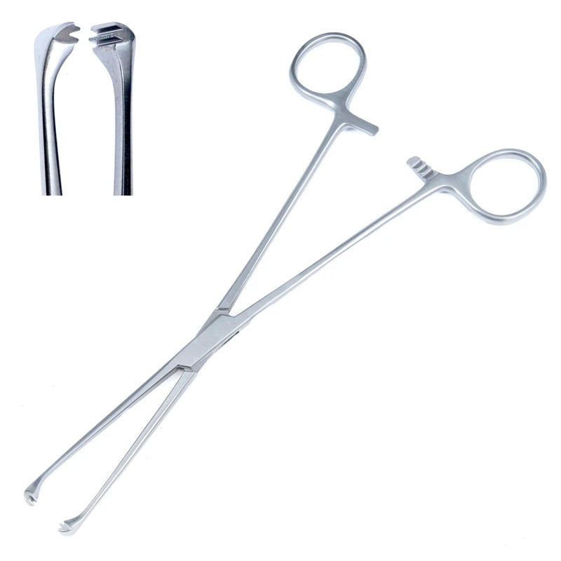 Sklar Allis Tissue Forceps - 10", 2x2 Rows Atraumatic Teeth - 36-2385