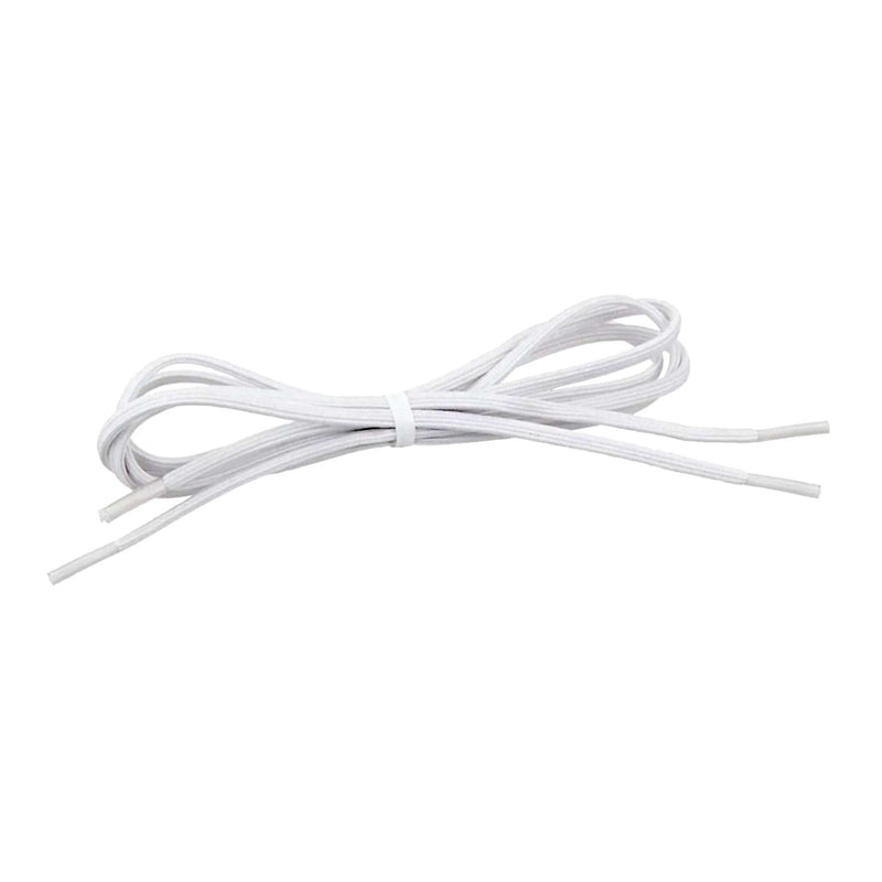 Shoelaces Tylastic White Elastic (Pack of 2 Pairs)