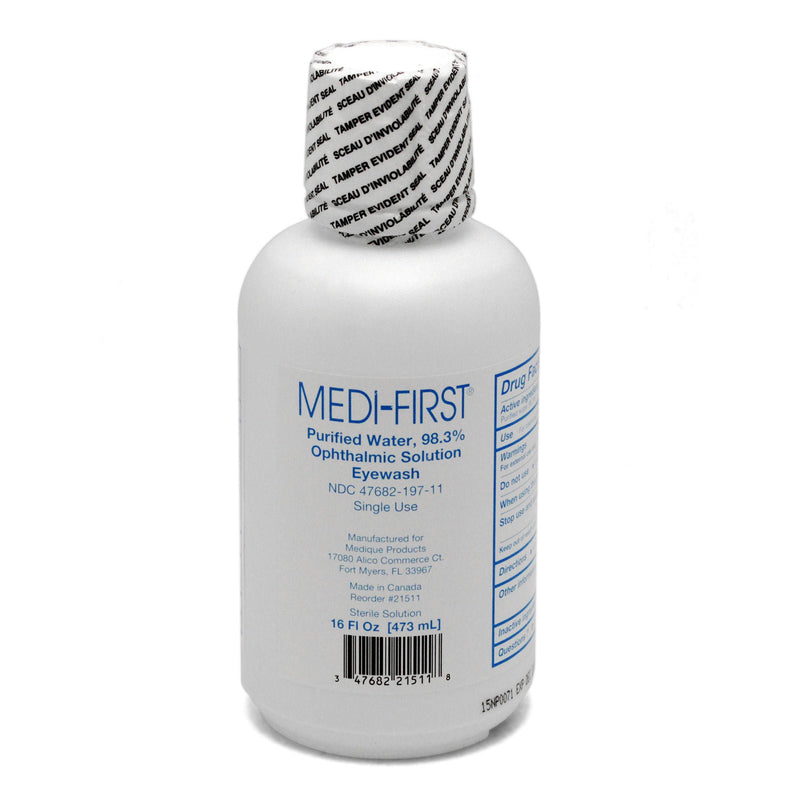 Medi-First Ophthalmic Solution Eyewash, 16-ounce Bottle (Each)