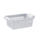 Storage Basket Flip and Stack Semi-Clear Plastic 3 X 6 X 9-1/2 Inch (Each)