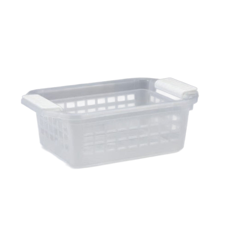 Storage Basket Flip and Stack Semi-Clear Plastic 3 X 6 X 9-1/2 Inch (Each)