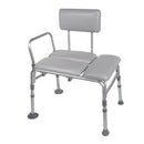 Drive DeVilbiss Healthcare drive Aluminum Knocked Down Bath Transfer Bench, 17¾ – 21¾ Inch Seat Height 