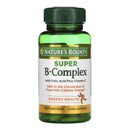 Nature's Bounty Super B-Complex With Folic Acid Plus Vitamin C Coated Tablets (Bottle of 150)