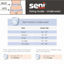 Seni Active Classic Plus Moderate Absorbent Underwear, Large (Case of 72)