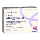Foster & Thrive 24 Hour Allergy Relief Fexofenadine HCl USP 180 mg Tablets (Box of 15)