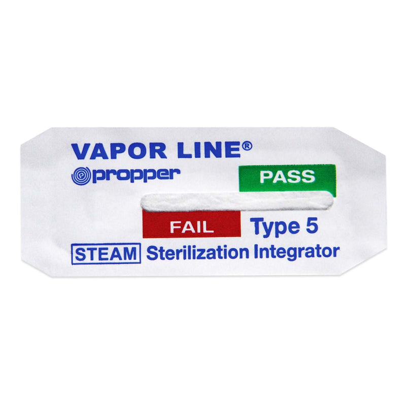 Vapor Line Sterilization Chemical Integrator Strip, 2 Inch, Class 5 (Box of 250)