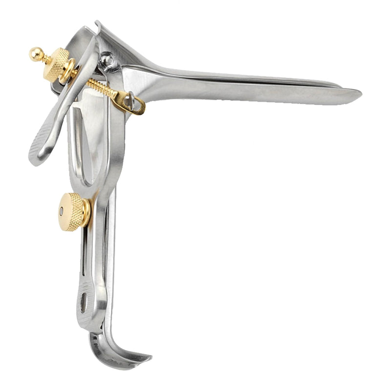 Vaginal Speculum MedGyn Pederson NonSterile Surgical Grade Stainless Steel Large Double Blade Duckbill Reusable Without Light Source Capability 