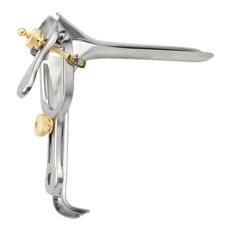 Vaginal Speculum MedGyn Pederson NonSterile Surgical Grade Stainless Steel Large Double Blade Duckbill Reusable Without Light Source Capability (Each)