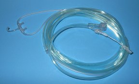 ETCO2 Oral / Nasal Cannula McKesson Adult Curved Prongs 10 Foot Tubing Low Flow Rate 