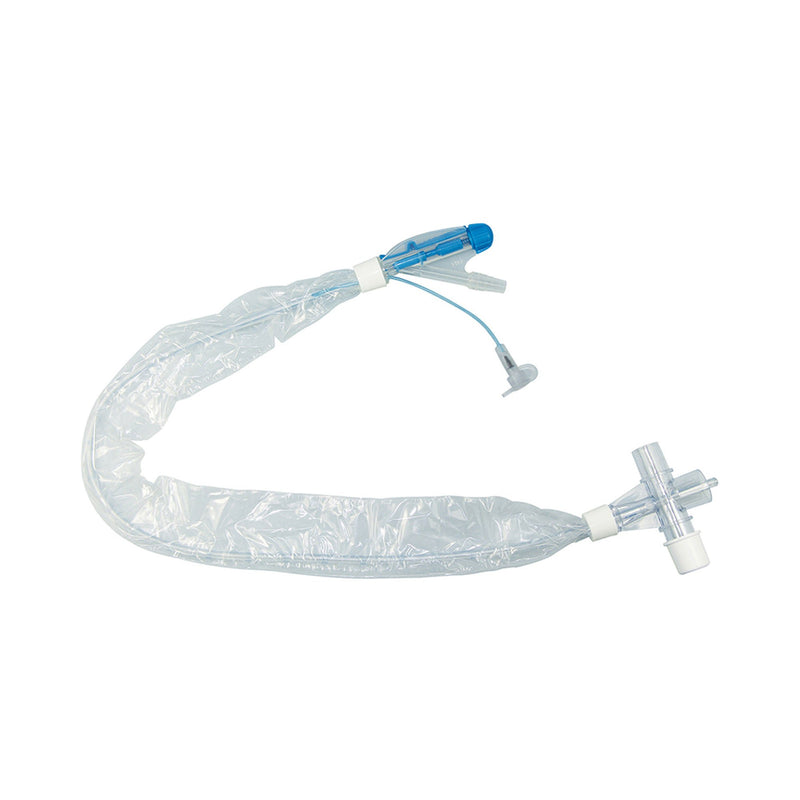 Closed Suction Catheter Portex SuctionPro 72 Tracheostomy Type T-Piece Style Thumb Valve Vent 12 Fr. Sterile (Case of 20)