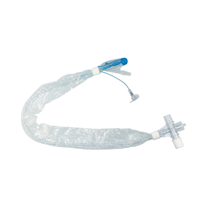 Closed Suction Catheter Portex SuctionPro 72 Tracheostomy Type T-Piece Style Thumb Valve Vent 12 Fr. Sterile 
