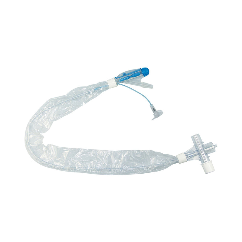 Closed Suction Catheter Portex SuctionPro 72 Tracheostomy Type T-Piece Style Thumb Valve Vent 12 Fr. Sterile 