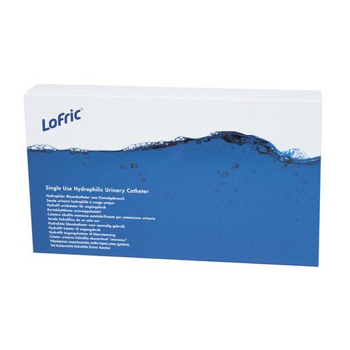 Urethral Catheter LoFric Origo Coude Tip Hydrophilic Coated Polyolefin-based Elastomer (POBE) 10 Fr. 16 Inch Length (Box of 30)