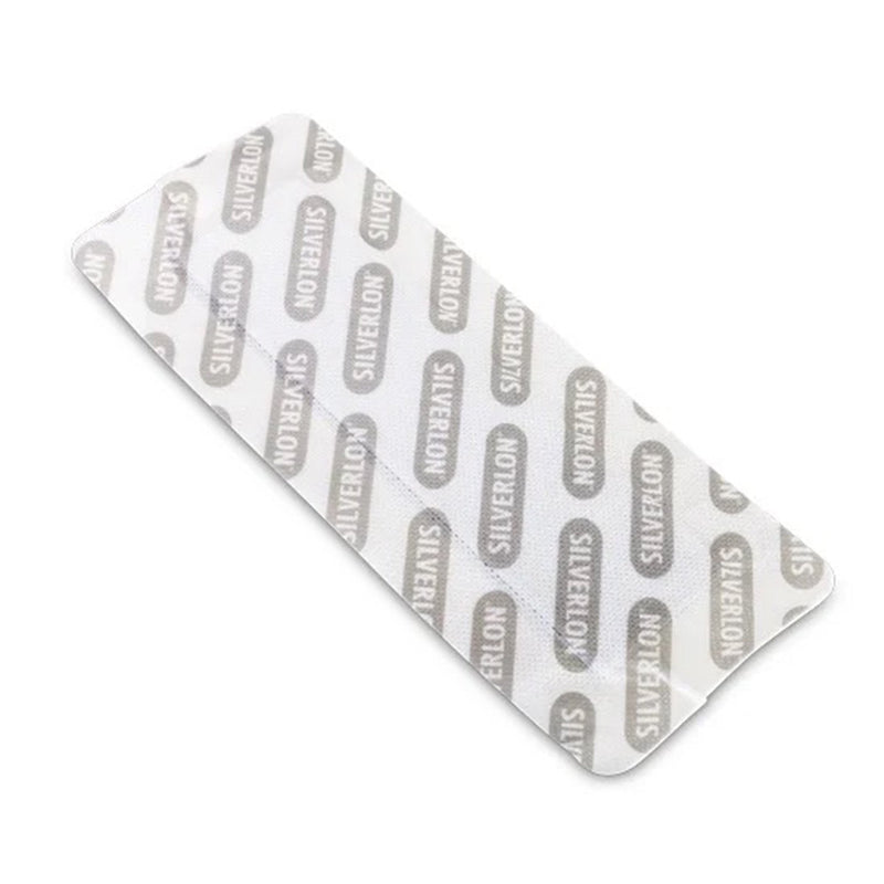 Silver Island Dressing Silverlon 4 X 10 Inch Rectangle Sterile 