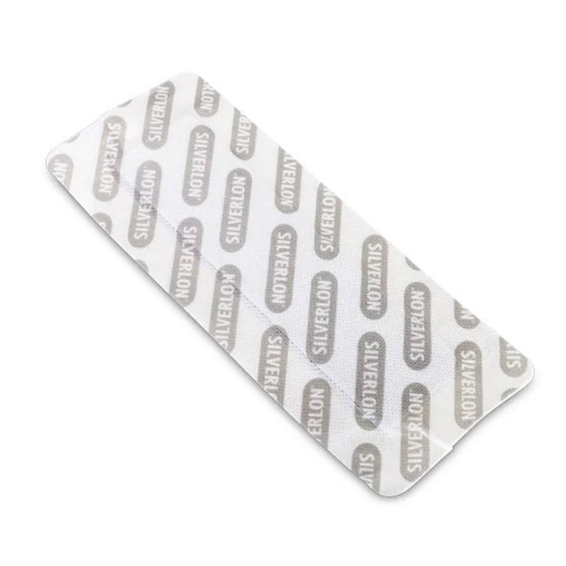 Silver Island Dressing Silverlon 4 X 10 Inch Rectangle Sterile (Box of 5)