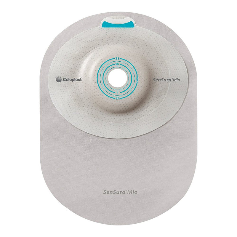 Ostomy Pouch SenSura Mio Convex One-Piece System 8-1/4 Inch Length, Maxi Deep Convex, Trim to Fit 5/8 to 5/16 Inch Stoma Closed End 