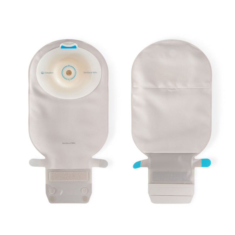 Ostomy Pouch SenSura Mio Convex One-Piece System 11 Inch Length, Maxi Convex Light, Trim to Fit 3/8 to 7/8 Inch Stoma Drainable (Box of 10)