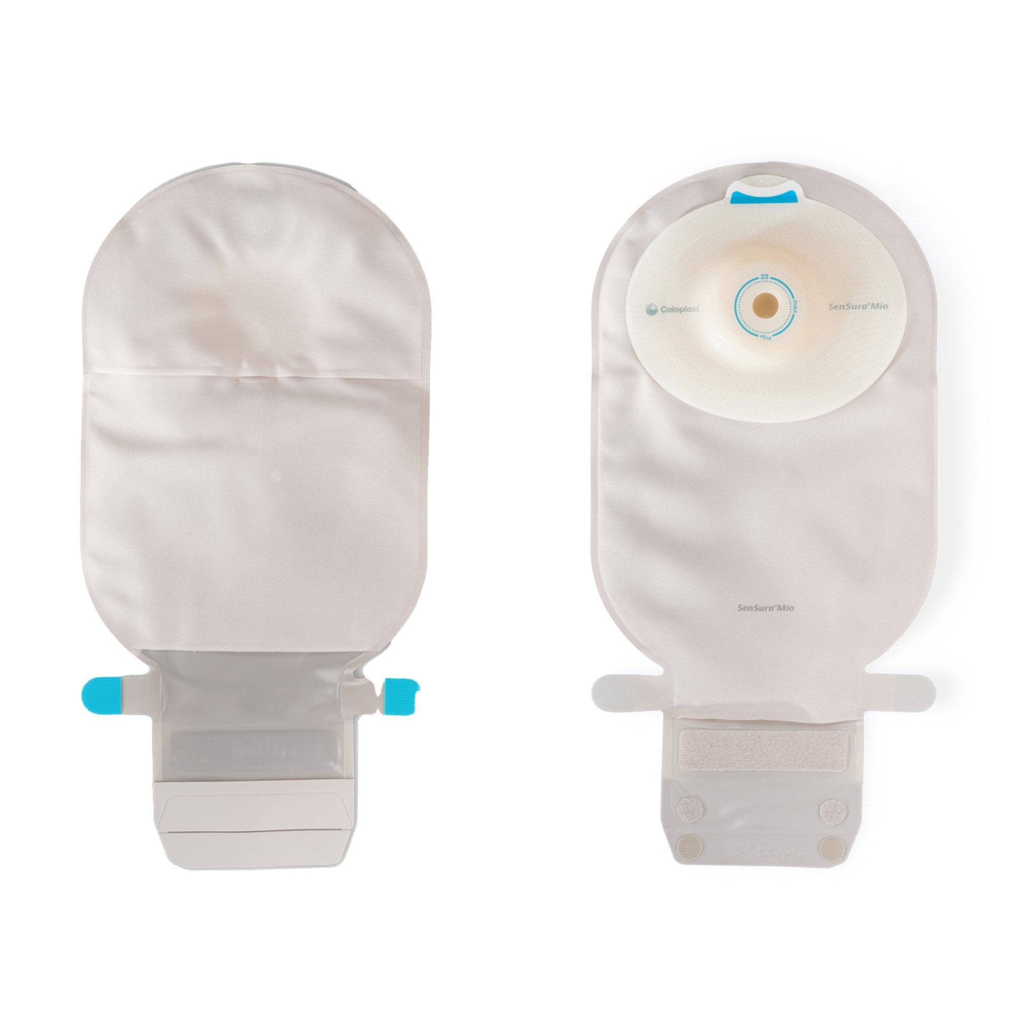 Ostomy Pouch SenSura Mio Convex One-Piece System 11 Inch Length, Maxi Deep Convex, Trim to Fit 3/8 to 7/8 Inch Stoma Drainable 