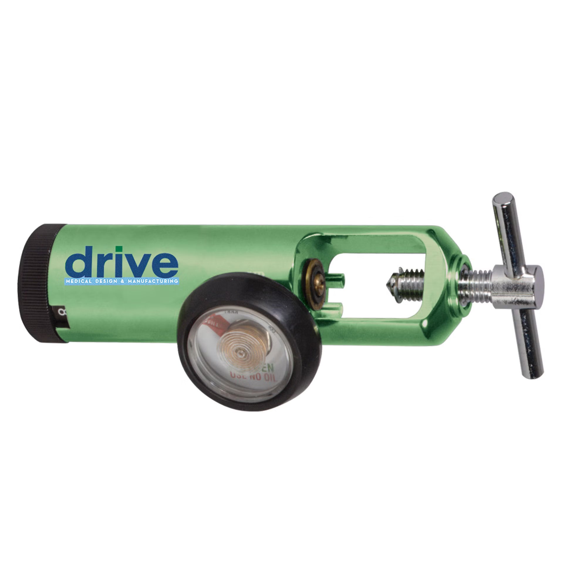 Oxygen Regulator Drive Click Style 0 - 15 LPM Barb Outlet CGA-870 (Each)