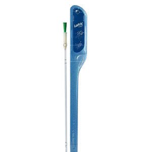 Urethral Catheter LoFric Origo Coude Tip Hydrophilic Coated Polyolefin-based Elastomer (POBE) 12 Fr. 16 Inch Length 