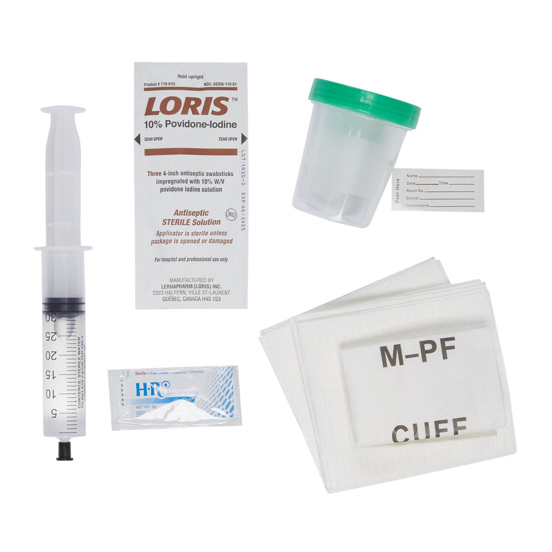 Indwelling Catheter Tray McKesson Foley Without Catheter Without Balloon 