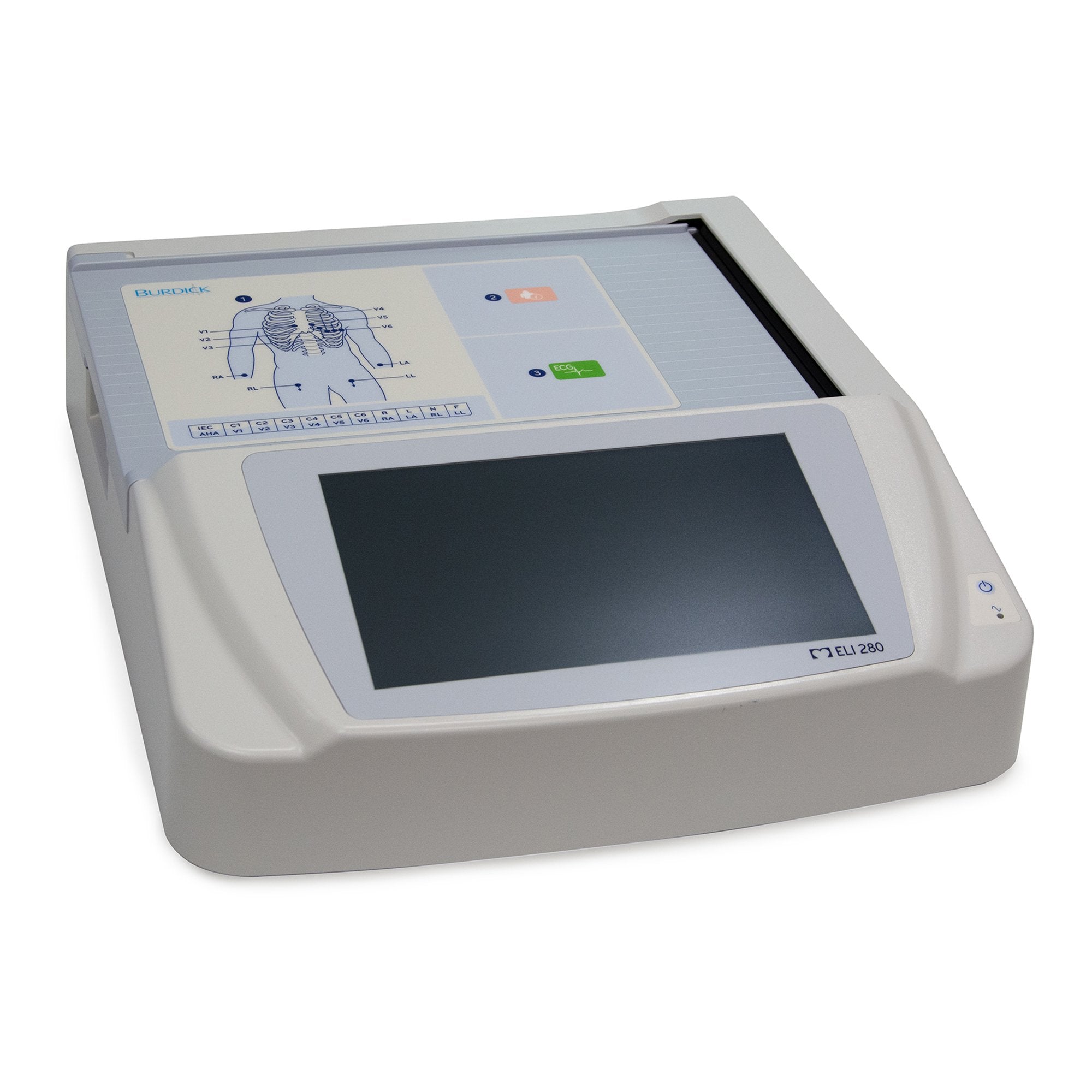 Electrocardiograph McKesson LUMEON and Burdick AC Power / Battery Operated Touch Screen Display Resting 