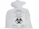 BAG BIOHAZARD AUTOCLAVEABLECLR/BLK 38X47 10/RL 10RL/CS