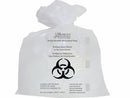 BAG BIOHAZARD AUTOCLAVEABLECLR/BLK 38X47 10/RL 10RL/CS
