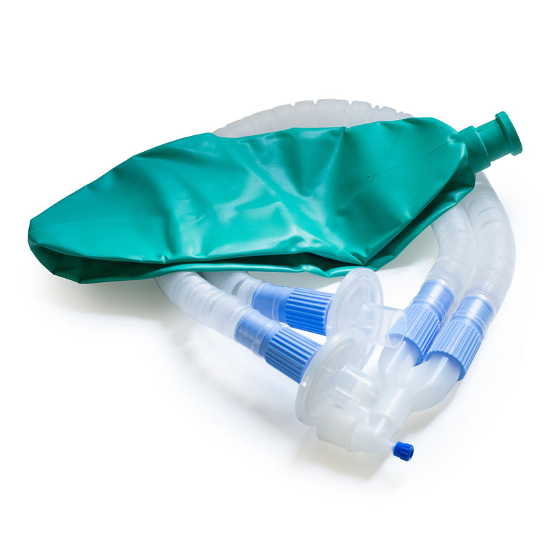 Anesthesia Breathing Circuit McKesson Expandable Tube 72 Inch Tube Dual Limb Adult 3 Liter Bag Single Patient Use (Case of 20)