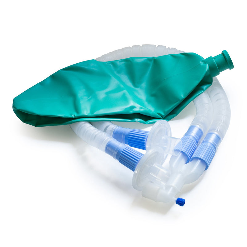 Anesthesia Breathing Circuit McKesson Expandable Tube 72 Inch Tube Dual Limb Adult 3 Liter Bag Single Patient Use 