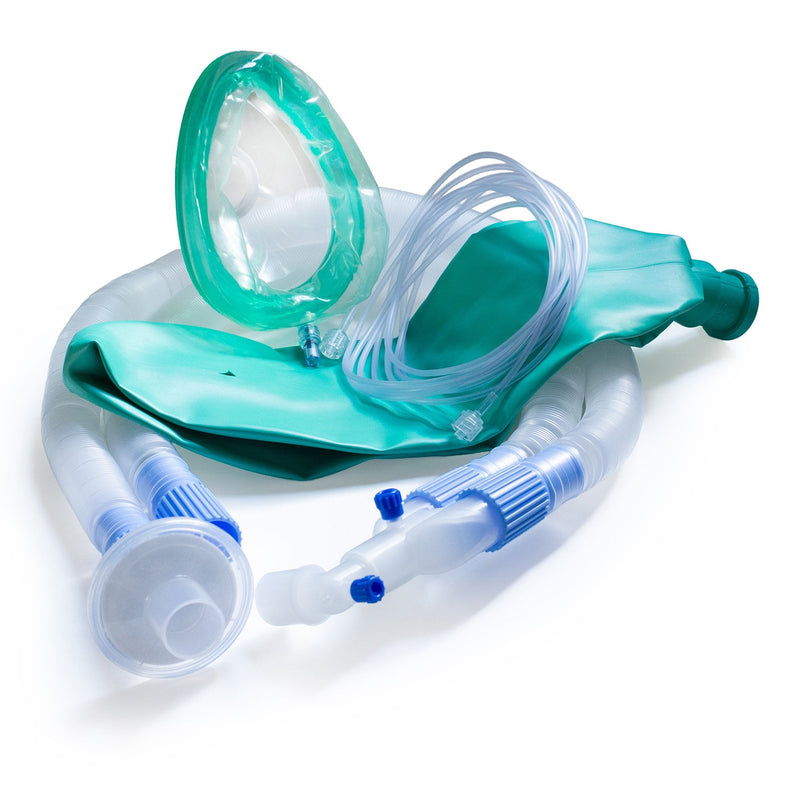 Anesthesia Breathing Circuit McKesson Expandable Tube 96 Inch Tube Dual Limb Adult 3 Liter Bag Single Patient Use 