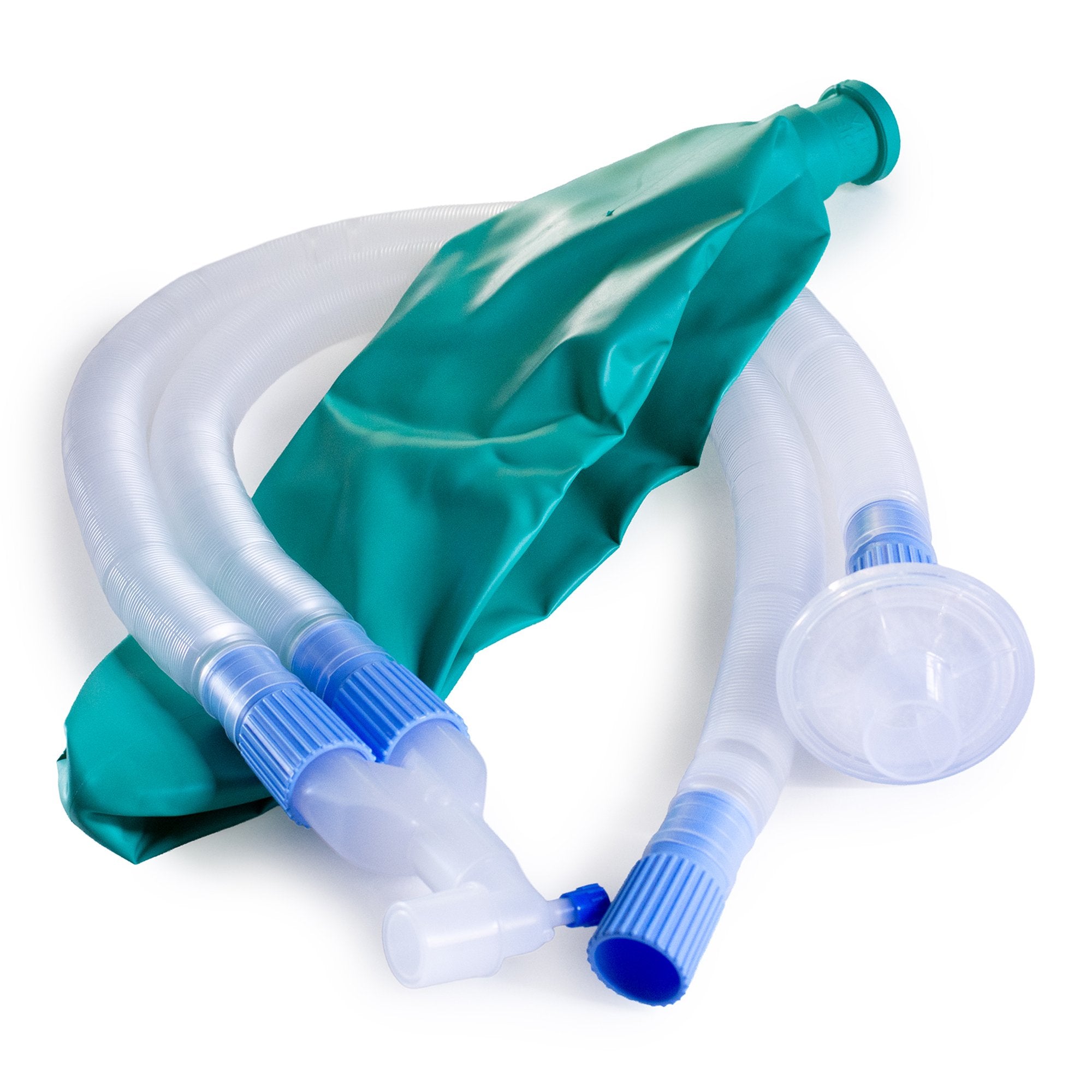 Anesthesia Breathing Circuit McKesson Expandable Tube 96 Inch Tube Dual Limb Adult 3 Liter Bag Single Patient Use