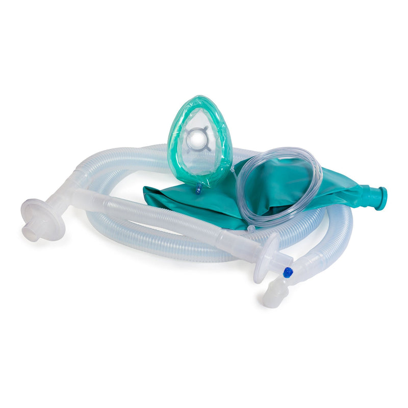 Anesthesia Breathing Circuit McKesson Expandable Tube 60 Inch Tube Single Limb Adult 3 Liter Bag Single Patient Use 