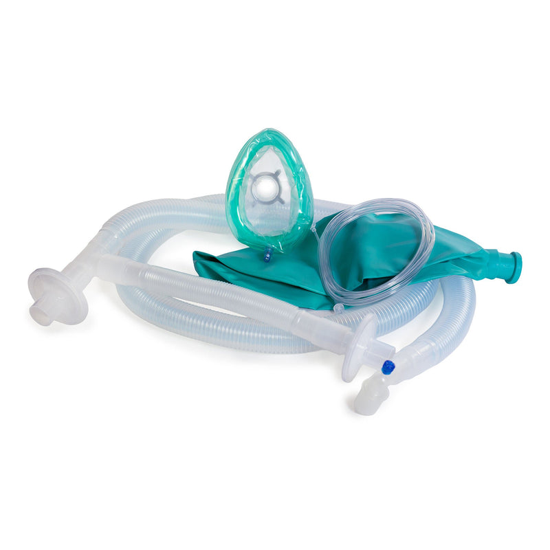 Anesthesia Breathing Circuit McKesson Expandable Tube 60 Inch Tube Single Limb Adult 3 Liter Bag Single Patient Use (Case of 20)