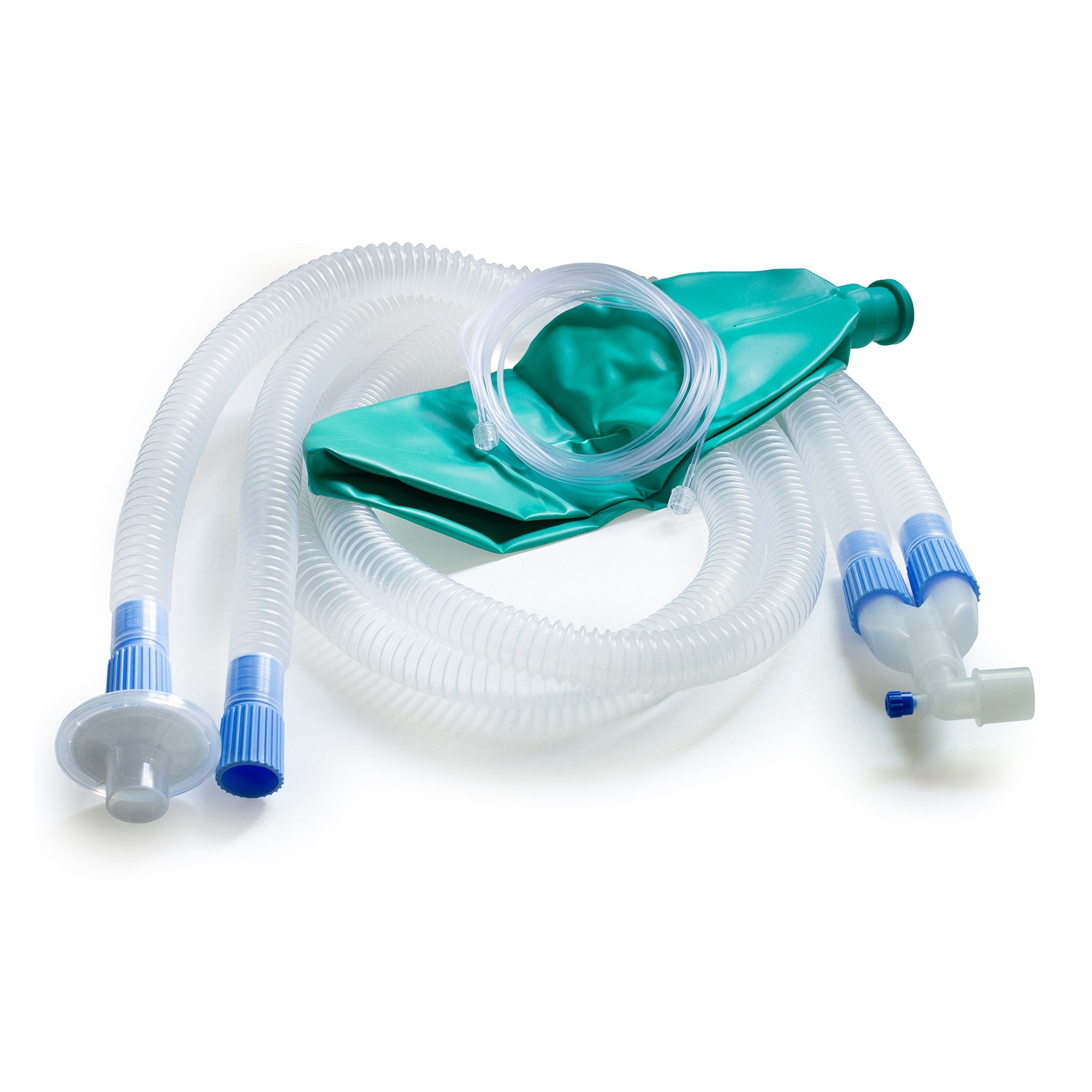 Anesthesia Breathing Circuit McKesson Expandable Tube 60 Inch Tube Dual Limb Adult 3 Liter Bag Single Patient Use