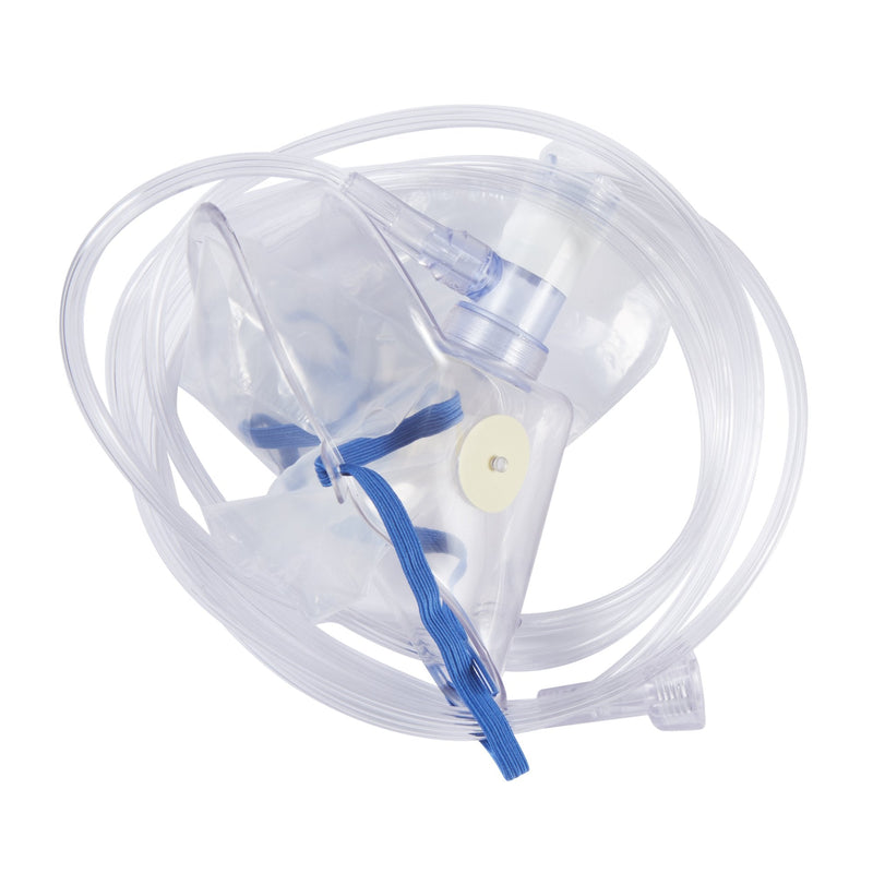 NonRebreather Oxygen Mask McKesson Elongated Style Adult One Size Fits Most Adjustable Head Strap / Nose Clip 