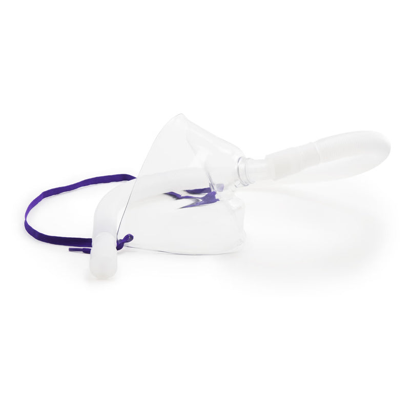 Oxygen Face Tent McKesson Face Tent Style Adult One Size Fits Most Adjustable Head Strap