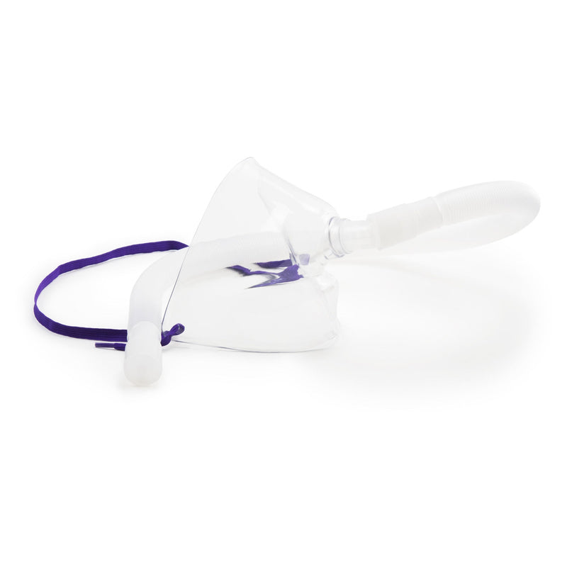 Oxygen Face Tent McKesson Face Tent Style Adult One Size Fits Most Adjustable Head Strap (Case of 50)
